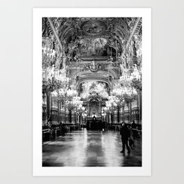 Palais Garnier on film Art Print