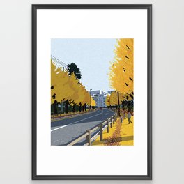 Autumn Evening (2019) Framed Art Print