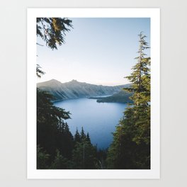 The Crater Art Print