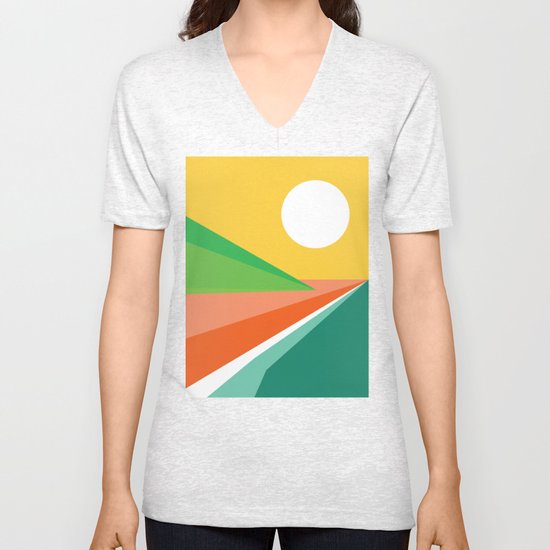 The beach Unisex V-Neck