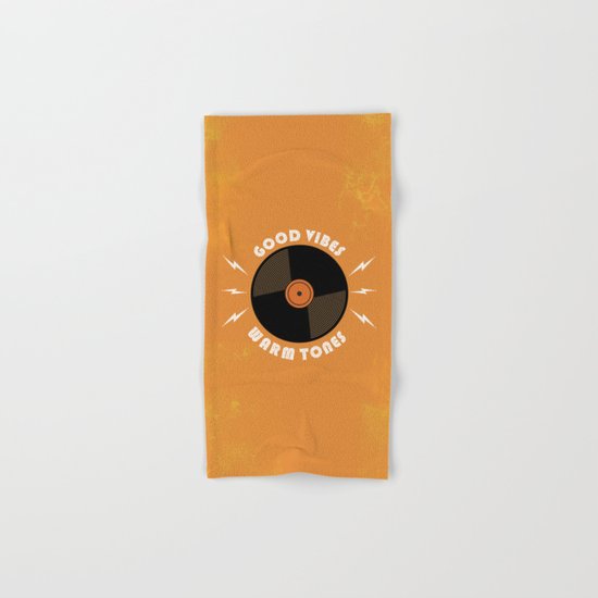 Good Vibes and Warm Tones Hand & Bath Towel