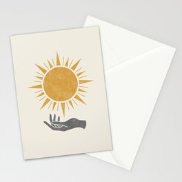 Sunburst Hand Stationery Card