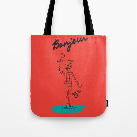 The Ink - "Bonjour" Tote Bag
