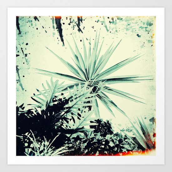 Abstract Urban Garden Art Print