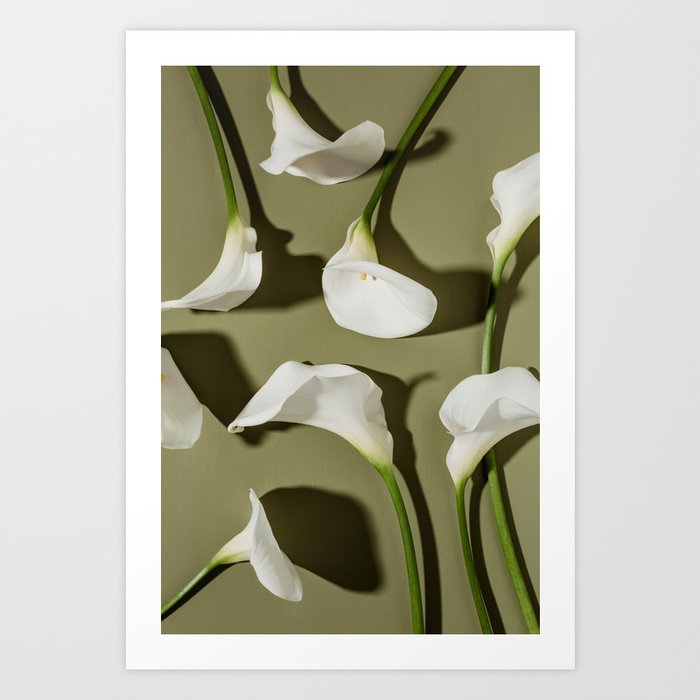 Calla lily Art Print