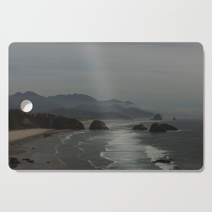 Cannon Beach Mountain Fog Cutting Board