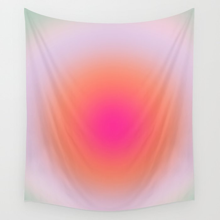 Vintage Colorful Gradient Wall Tapestry