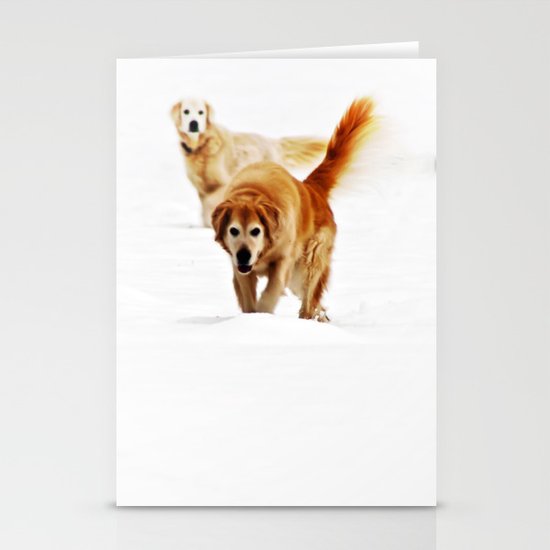 Two dogs Stationery Cards
