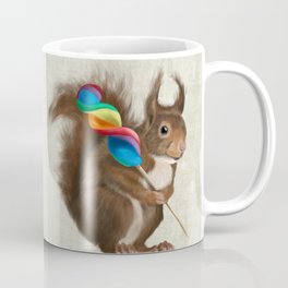 Squirrel with lollipop Coffee Mug