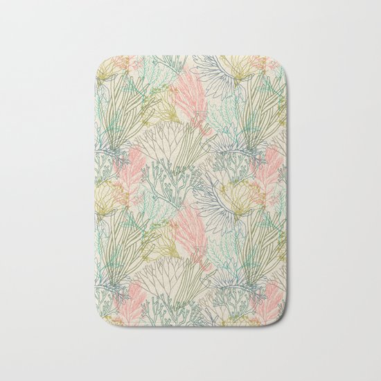 Flowing sea Bath Mat