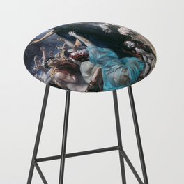 Souls on the Banks of the Acheron painting 1898 Bar Stool