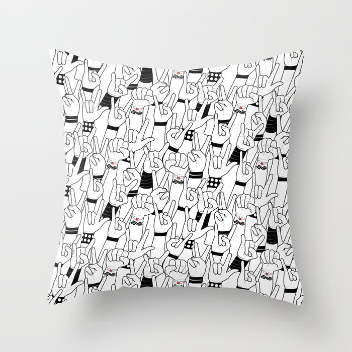 Rock and Roll: Concert Throw Pillow