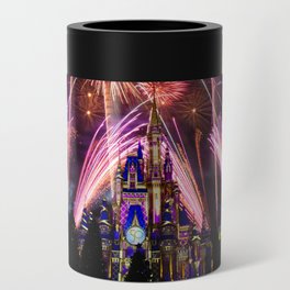 Fairytale Castle Fireworks Can Cooler