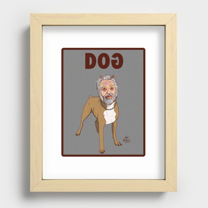 GOD DOG FROM INVASION OF THE BODY SNATCHERS Recessed Framed Print