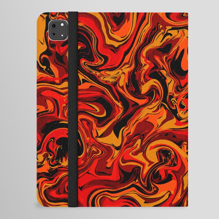 Fire Marble iPad Folio Case