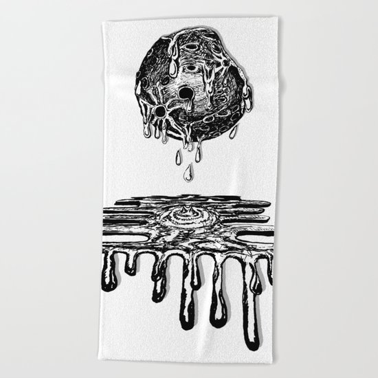 Moon Melt Beach Towel