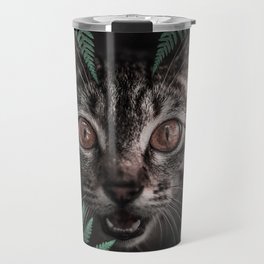Hiding Kitty Cute Cat Bengal Travel Mug