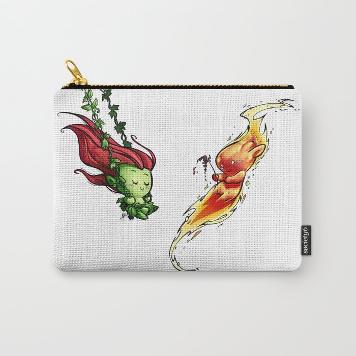 Inktober Poison Ivy & Torch Man Carry-All Pouch