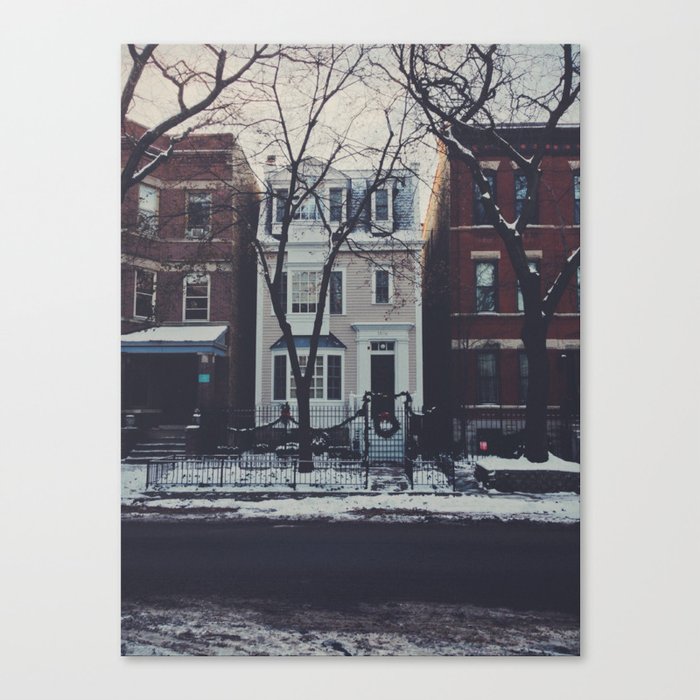 Snowy Chicago Canvas Print