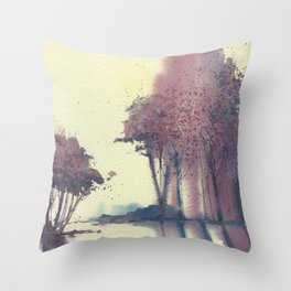 Spring light Throw Pillow