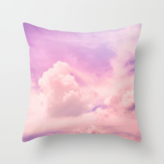 fluffy pillows pink