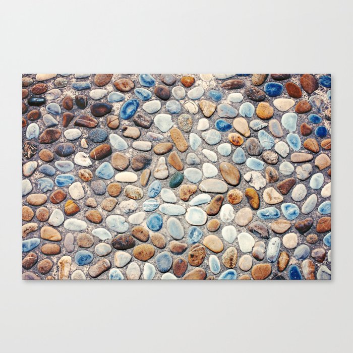 Pebble Rock Flooring V Canvas Print