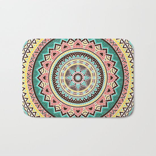 Hippie Mandala 13 Bath Mat