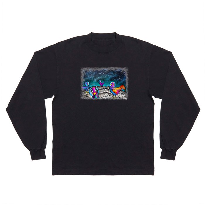 Space Chickens Long Sleeve T Shirt