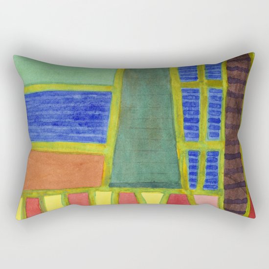 Beach Palms Rectangular Pillow