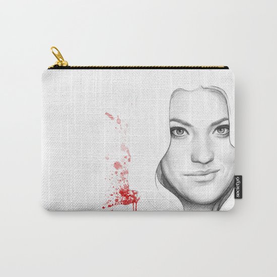 Debra and Blood Splatters Carry-All Pouch