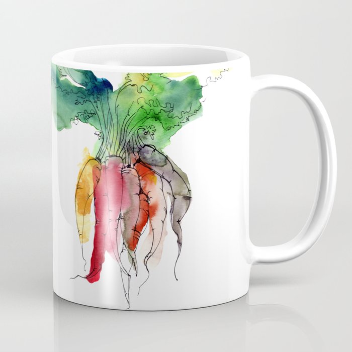 Rainbow Gardens - Bunch of Carrots Coffee Mug