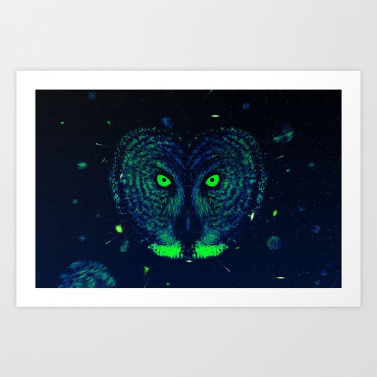 Owl Art Print