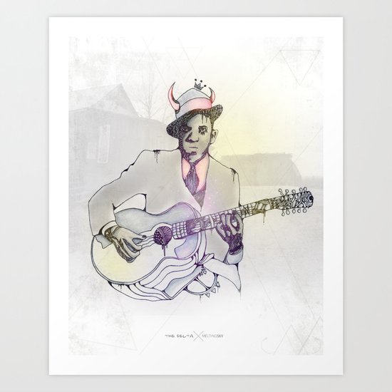 Robert Johnson Art Print