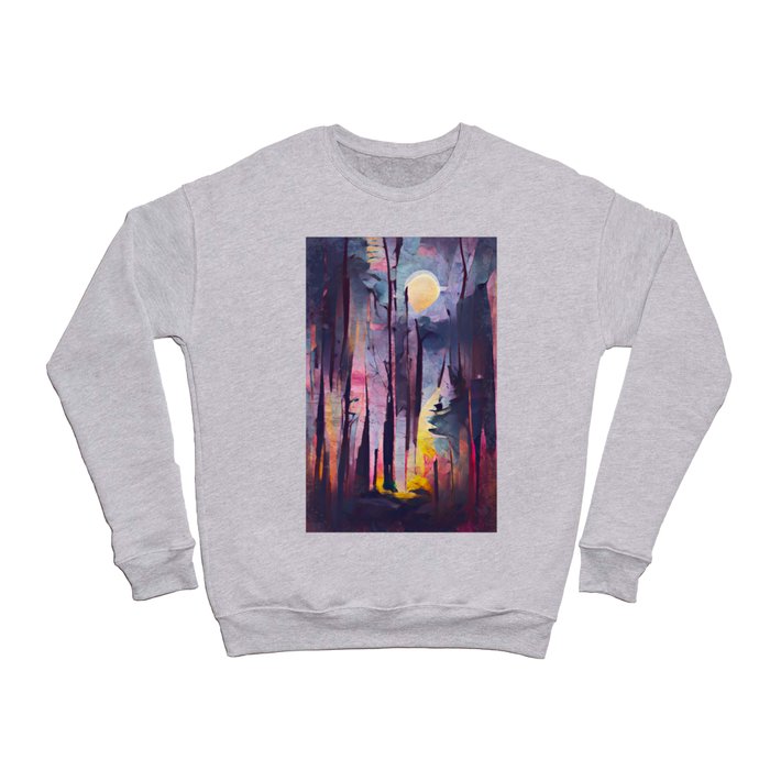 Walking under the Moonlight Crewneck Sweatshirt