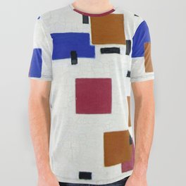 Composition in Color A All Over Graphic Tee