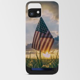 Sunset on 4th of July iPhone Card Case