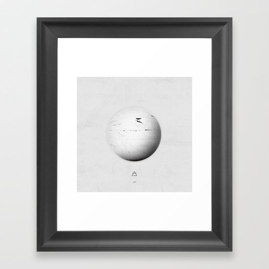 Element: Air Framed Art Print