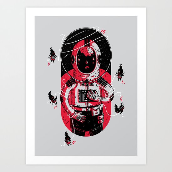 Gulliver's Space Travels Art Print