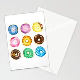 Donuts Festival Stationery Card