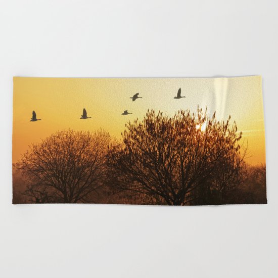 Morning mood Beach Towel