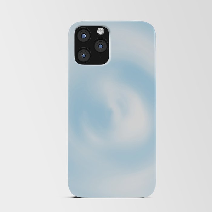 Soft Blue iPhone Card Case