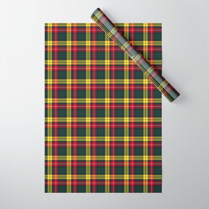 Clan Buchanan Tartan Wrapping Paper