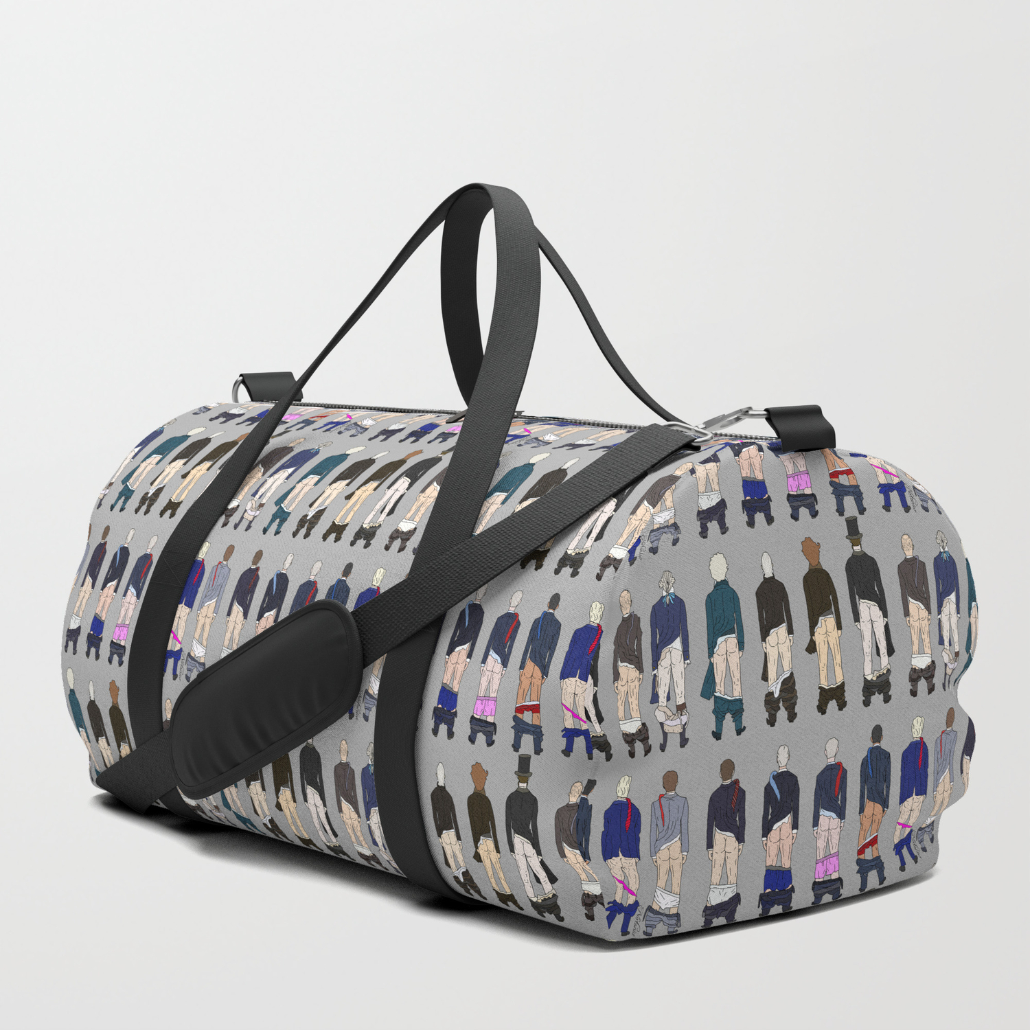 lv duffle bag black