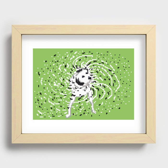 it was a dalmatian Recessed Framed Print