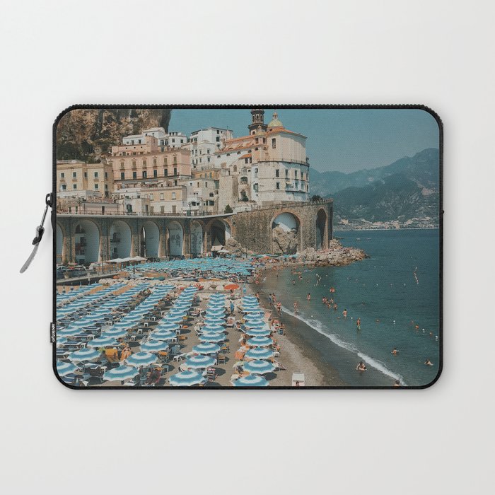 Vintage Italy Atrani Beach Laptop Sleeve
