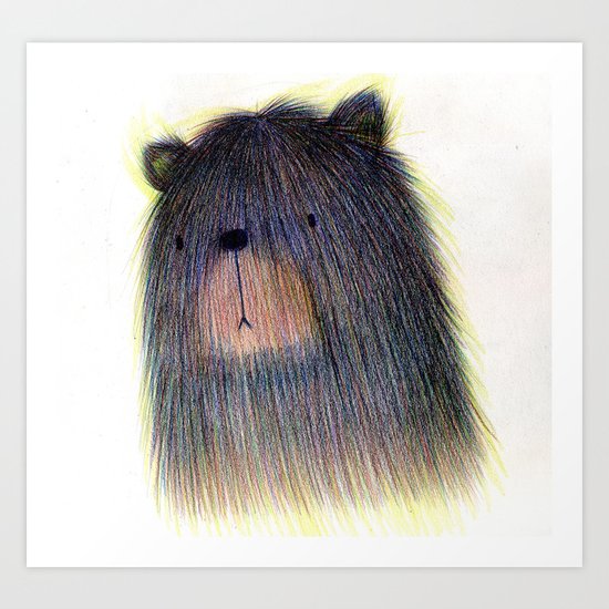 Mi cabeza Art Print