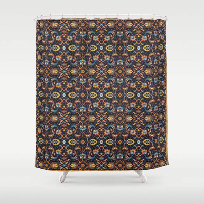 Heritage-Inspired Moroccan Art: A Bohemian Tradition Shower Curtain