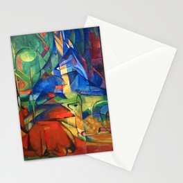 Franz Marc "Deer in the Forest II" Stationery Card