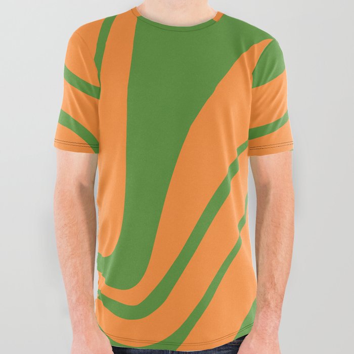 Modern Abstract Design 631 All Over Graphic Tee