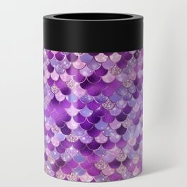 Purple Mermaid Pattern Can Cooler